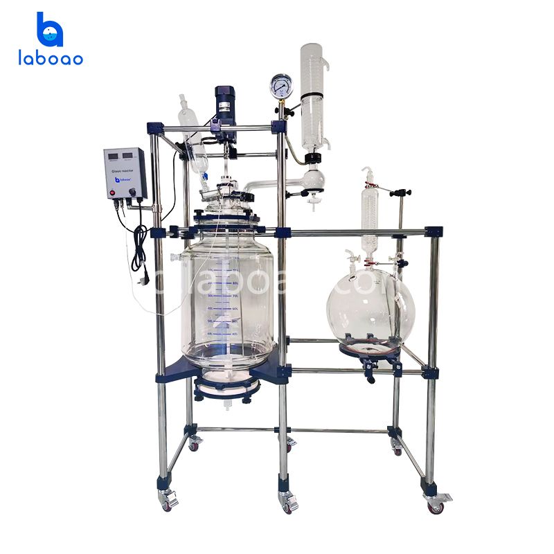 Filter Kristalisasi 100L Reaktor Kaca Berjaket