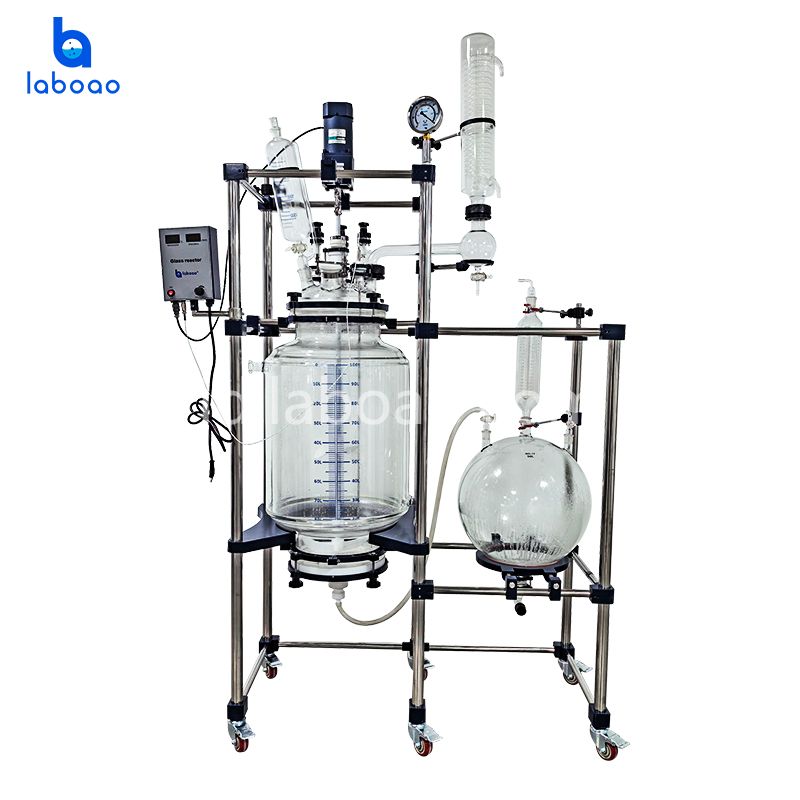 Filter Kristalisasi 100L Reaktor Kaca Berjaket