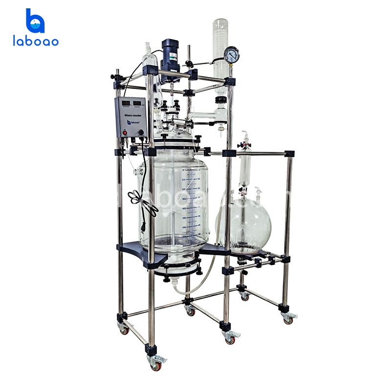 Filter Kristalisasi 100L Reaktor Kaca Berjaket
