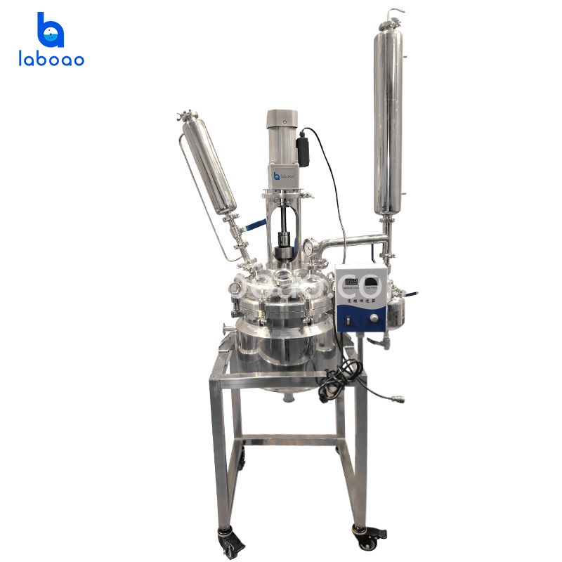 Reaktor Kimia Baja Tahan Karat Berjaket 10L