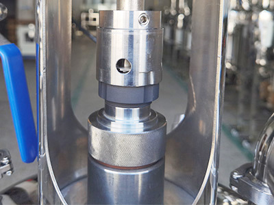 Reaktor Kimia Baja Tahan Karat Lapisan Ganda 20L detail - Penyegelan mekanis kombinasi grafit baja tahan karat memiliki ketahanan aus, tahan suhu tinggi, dan penyegelan yang lebih baik.