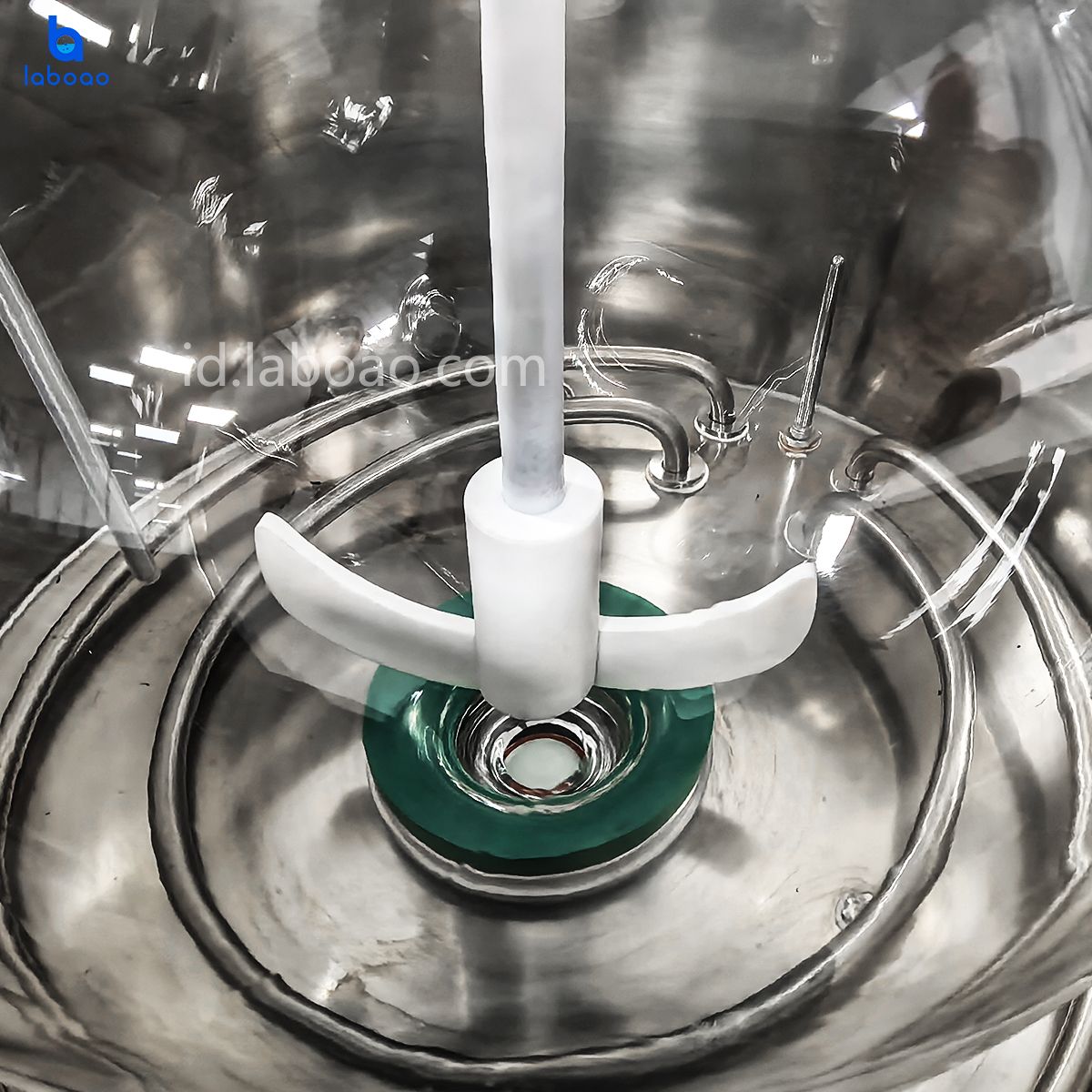 20L Single Layer Glass ReactorReaktor Kaca Lapisan Tunggal 20L