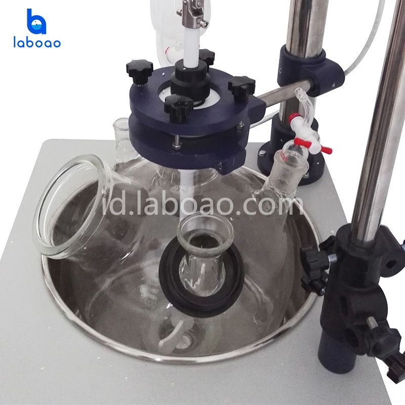 20L Single Layer Glass ReactorReaktor Kaca Lapisan Tunggal 20L