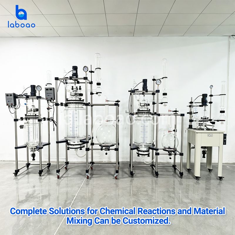 20L Single Layer Glass ReactorReaktor Kaca Lapisan Tunggal 20L