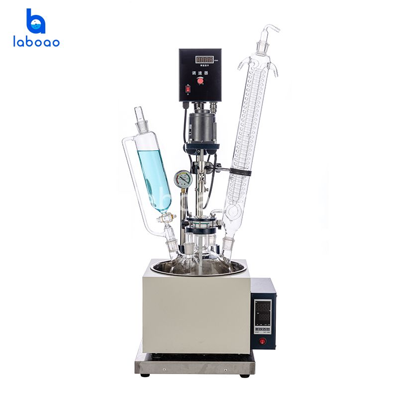 Reaktor Kaca Lapisan Tunggal 3L