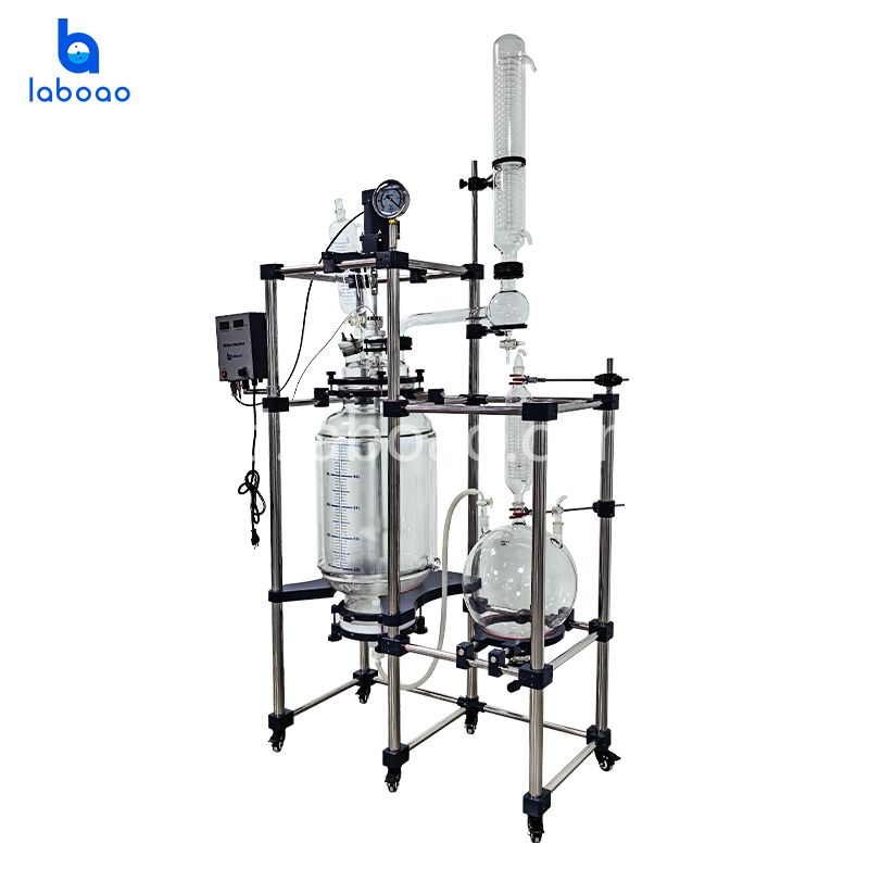 50L 80L Lab Crystallization Filter Reactor Untuk CBD Isolate