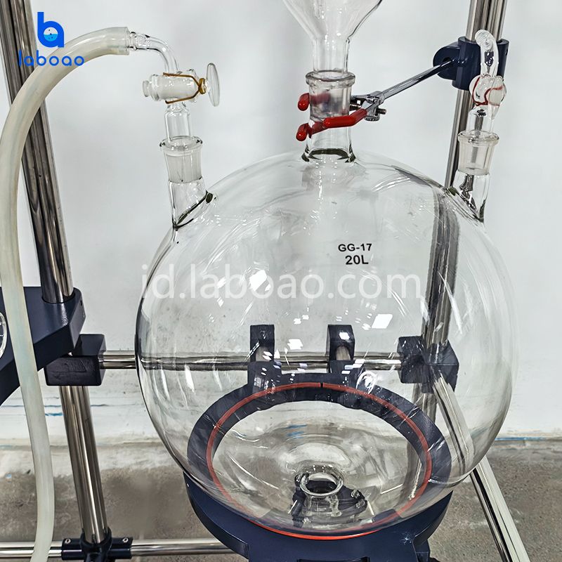 50L 80L Lab Crystallization Filter Reactor Untuk CBD Isolate