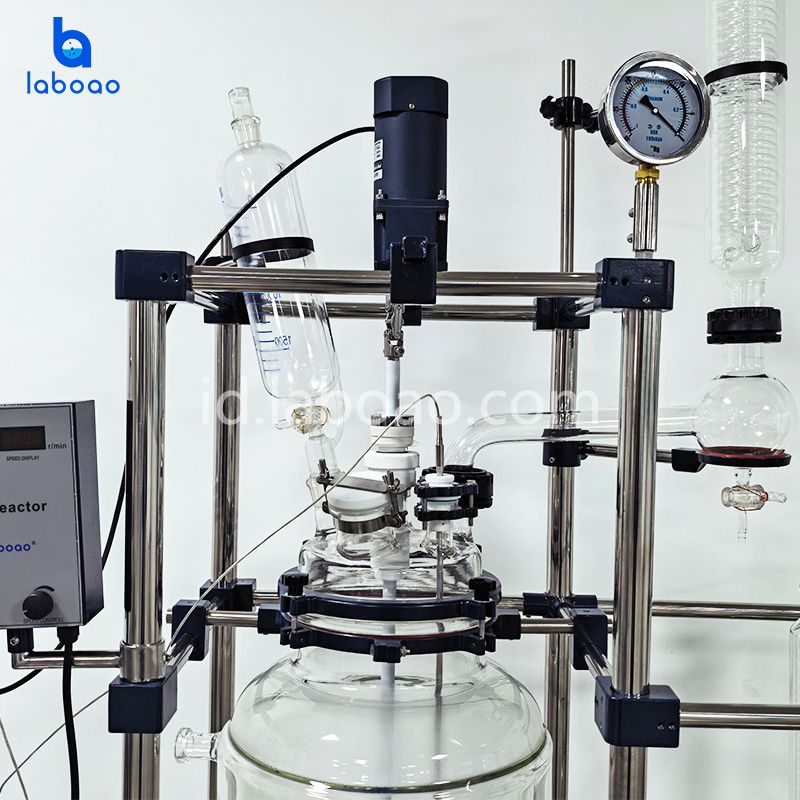 50L 80L Lab Crystallization Filter Reactor Untuk CBD Isolate