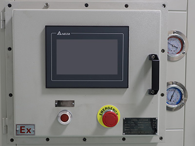 50L Pemanas Air Chiller Untuk Laboratorium detail - Sistem pengontrol tahan ledakan dan layar sentuh LCD (Opsional 2).