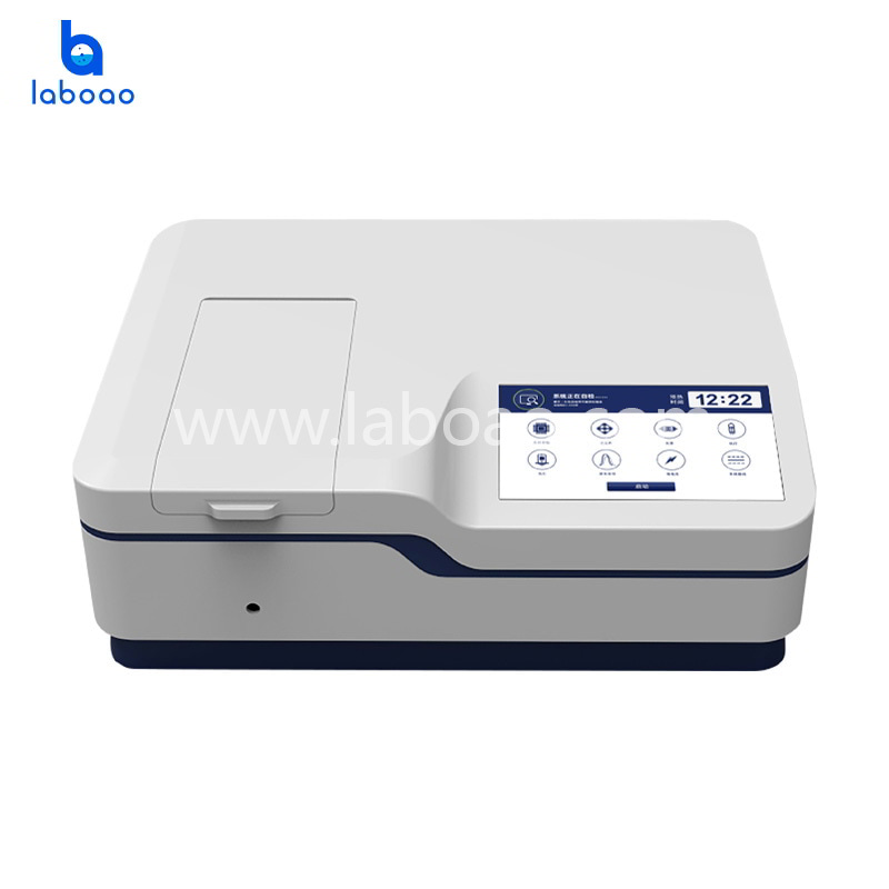 Layar LCD Spektrofotometer UV-Vis Sinar Ganda 0,1-5nm